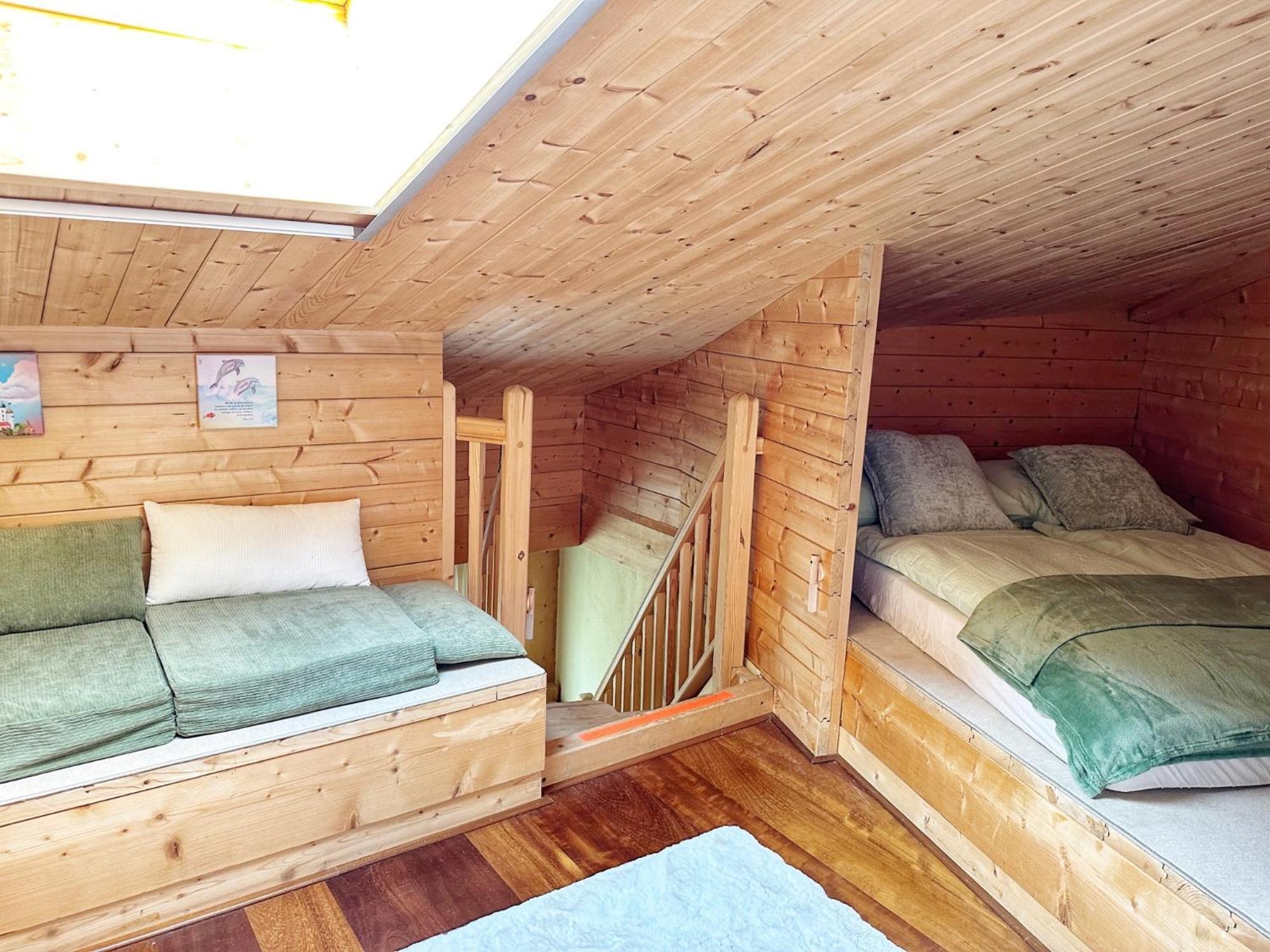 Strohlehm'Zhaus Apartment Weiden am See Bagian luar foto